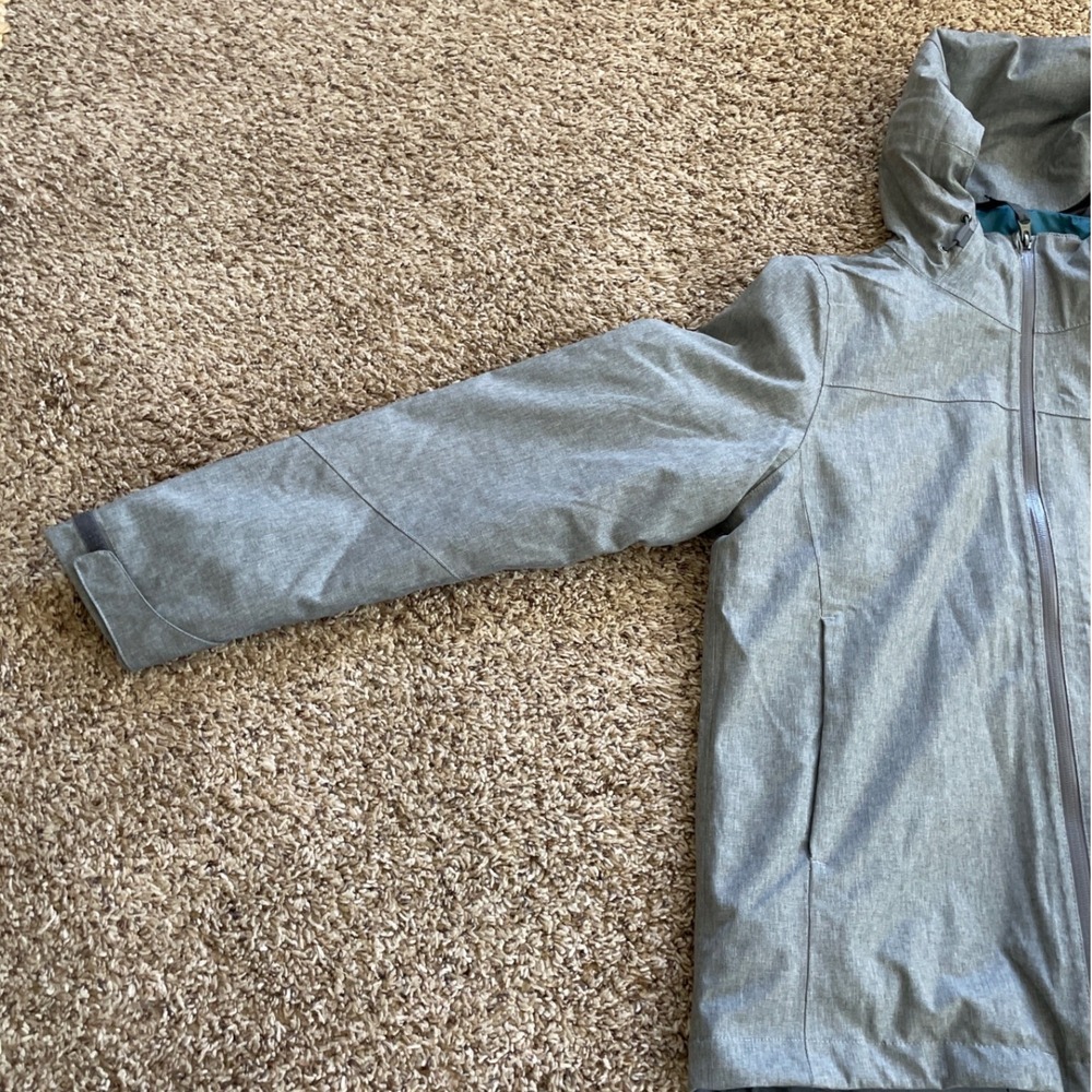 The North Face Womens DryVent Hooded Quilted Insulated Jacket Heather Grey M - Picture 7 of 16